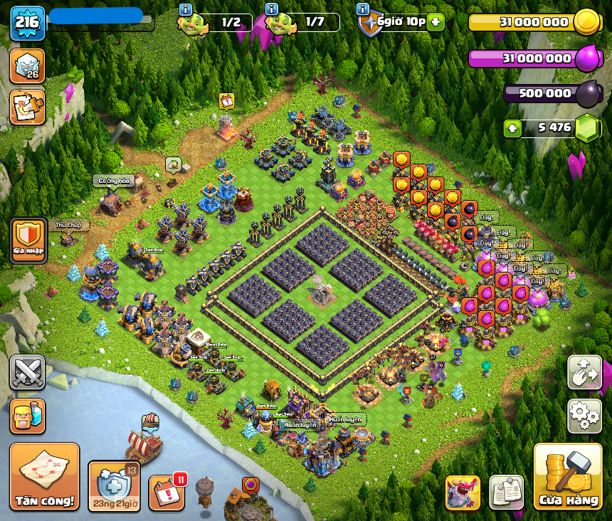 TH18 DEF VIP(max 97% def) – QU�N KHO? – TRANG B? M?NH – HEROES LEVEL CAO